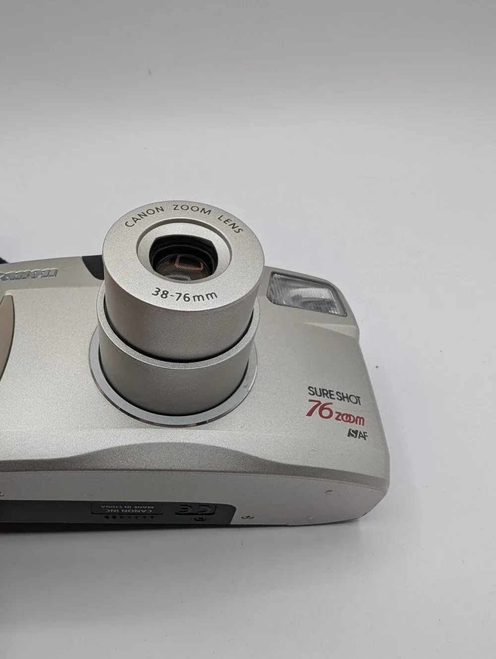 Canon Sure Shot 76 Zoom SAF Point & Shoot 35mm Film Camera - TESTED - Picture 3 of 8